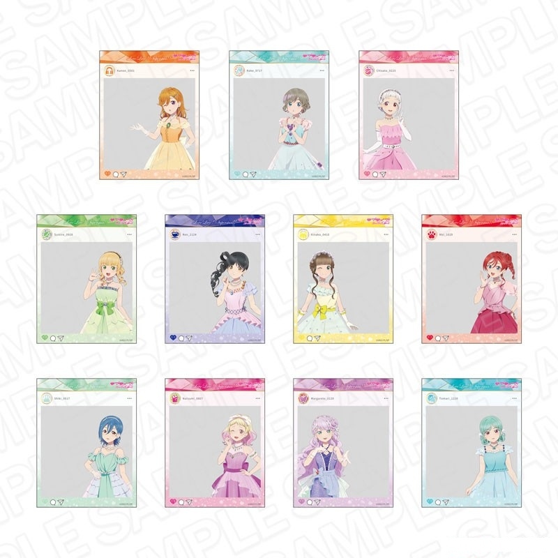 Love Live!Superstar!!日版春裝系列SNS風收藏卡-11款隨機