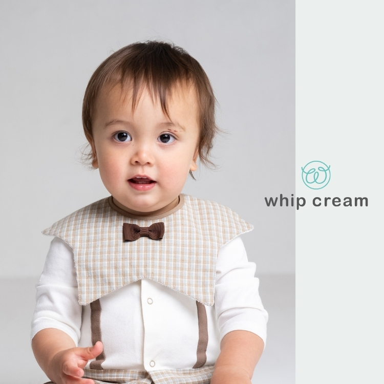 【日本 whip cream】星星領結紳士圍兜