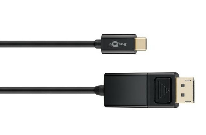 Goobay USB-C 轉 DisplayPort 轉接線 4K/60Hz (1.2M)