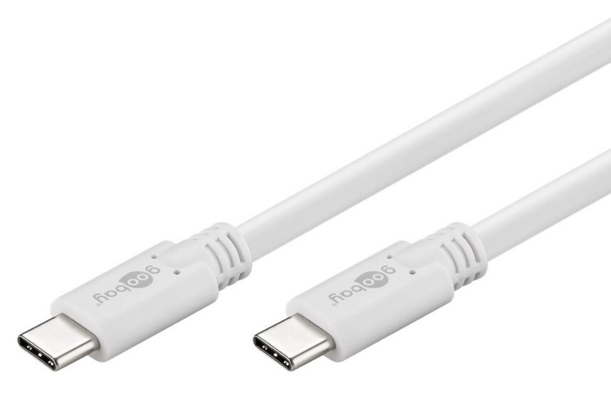 Goobay USB-C 轉 USB-C 3.2 Gen 1 線 - 5 Gbit/s (60W 充電)