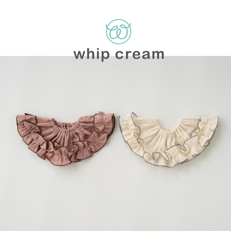 【日本 whip cream】宮廷風拉夫領圍兜