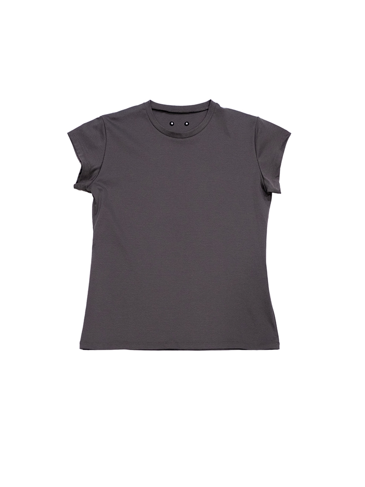 Fitted T-shirts - Charcoal Grey