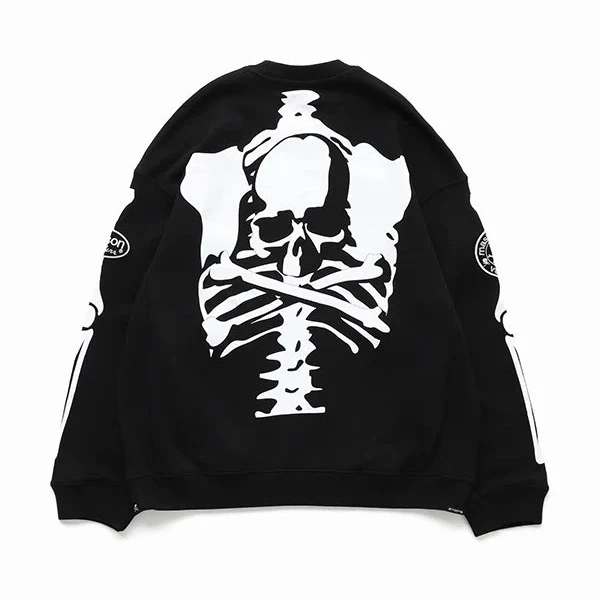 MASTERMIND WORLD X VANSON CREWNECK SWEATSHIRT BOXY FIT 聯名 骨頭 衛衣 -MW26C17-SW101