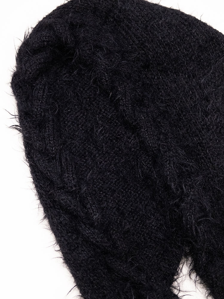 Braids Muffler Mohair - Black