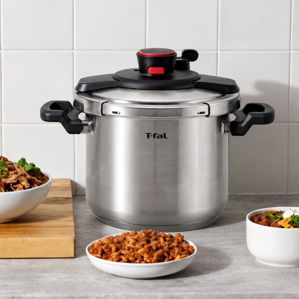 【直播】T-fal LX1021805 Clipso 不鏽鋼明火壓力鍋(8qt)