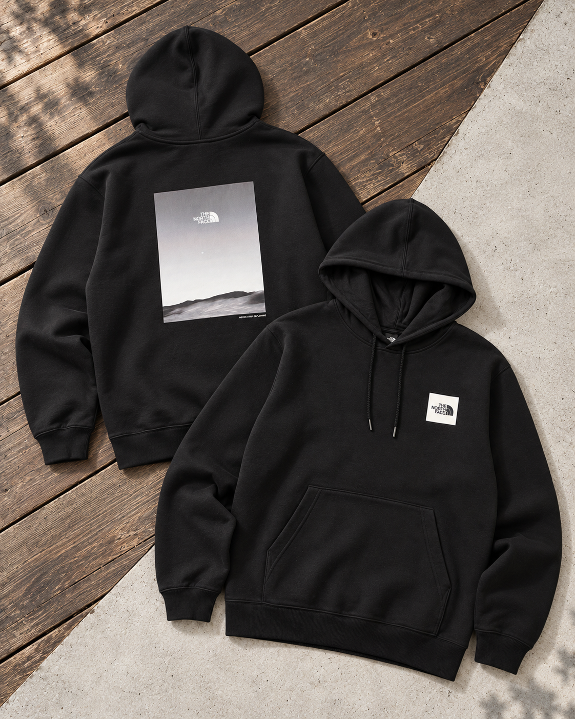 #預購 The North Face PHOTO PRINT HOODIE 帽踢 NF0A8F0QJK3 黑色