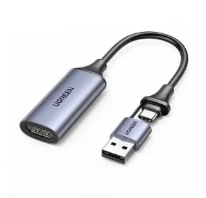 UGREEN 綠聯 CM489 4K HDMI 雙介面影音擷取卡 (40189)