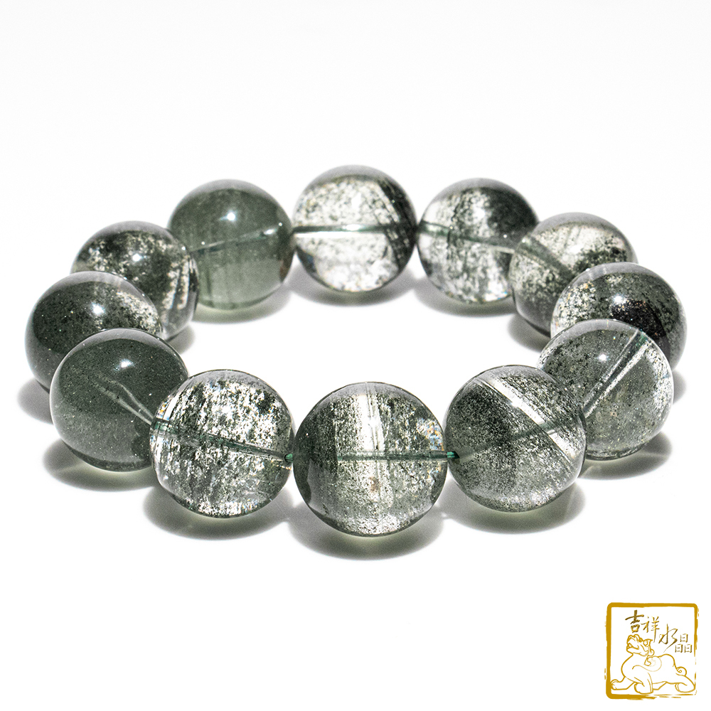 Green Phantom Quartz bracelet 20mm