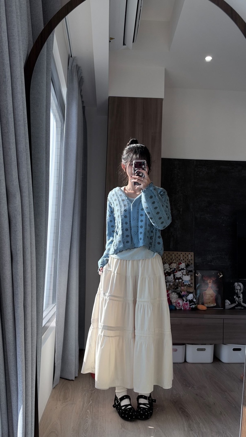 High-quality corduroy maxi dress