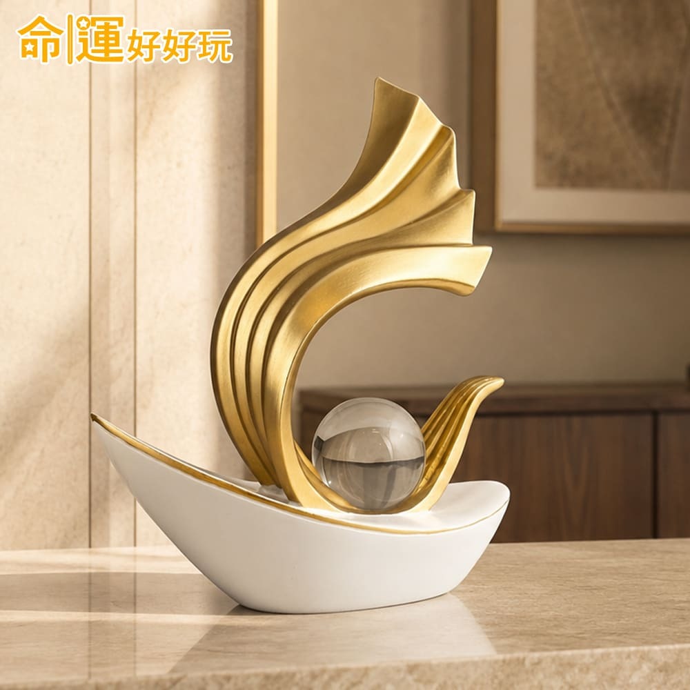 【命運好好玩】湯鎮瑋-錢進家門晶球寶船鎮 (廠商直出、不參加免運及滿額贈優惠)