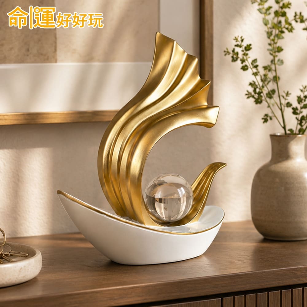 【命運好好玩】湯鎮瑋-錢進家門晶球寶船鎮 (廠商直出、不參加免運及滿額贈優惠)