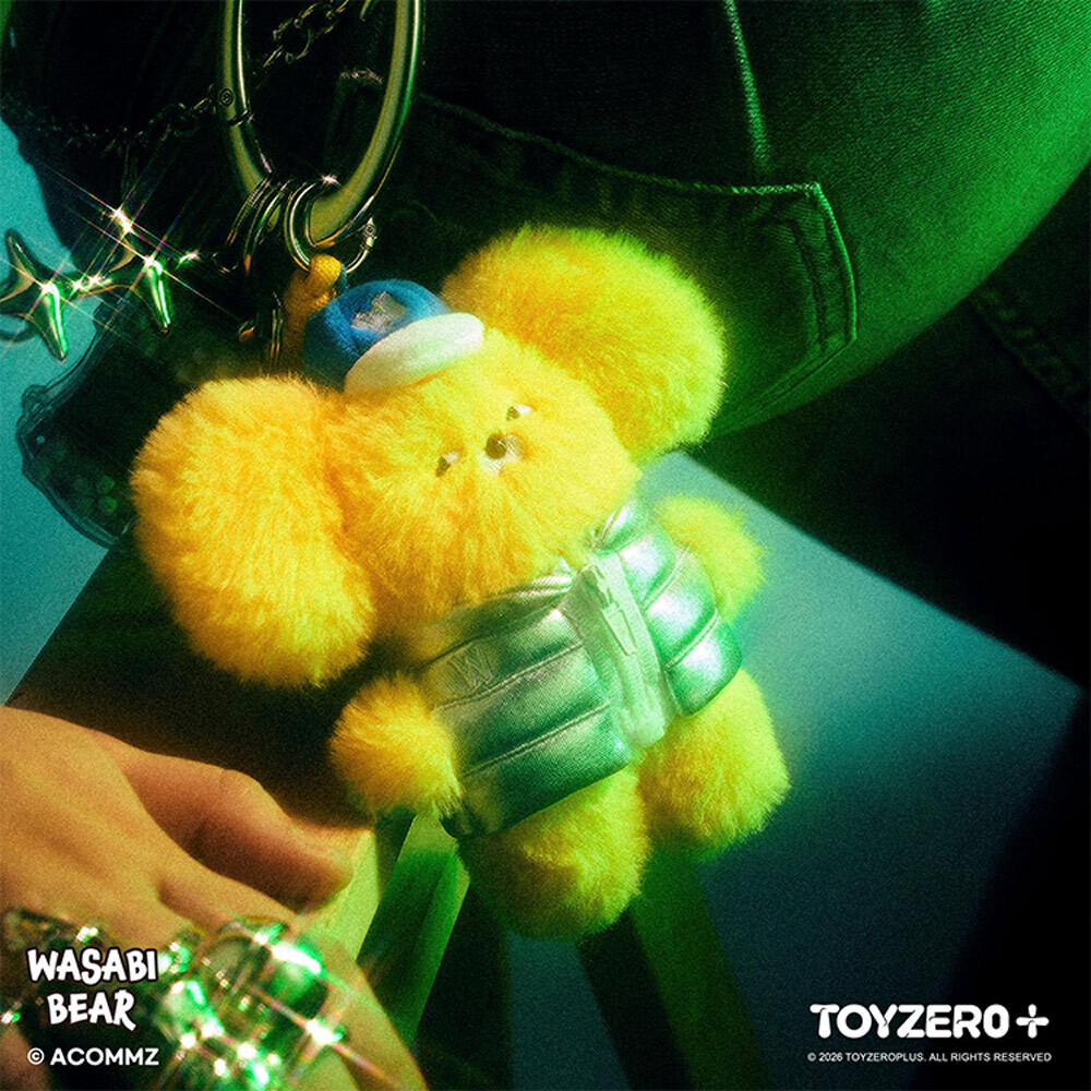 Wasabi Bear B3K復古未來系列毛絨掛件盲盒