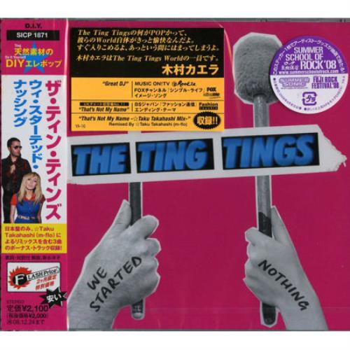 The Ting Tings《We Started Nothing》（日盤CD獨家加收三曲）