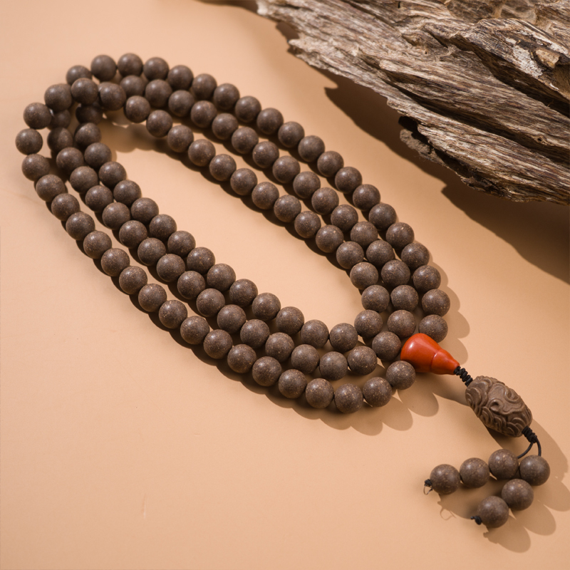 1021GZ94-GZTRIP-AGARWOOD-Goose Pear An-Zhen Ling Bead Multi Loop (B94)