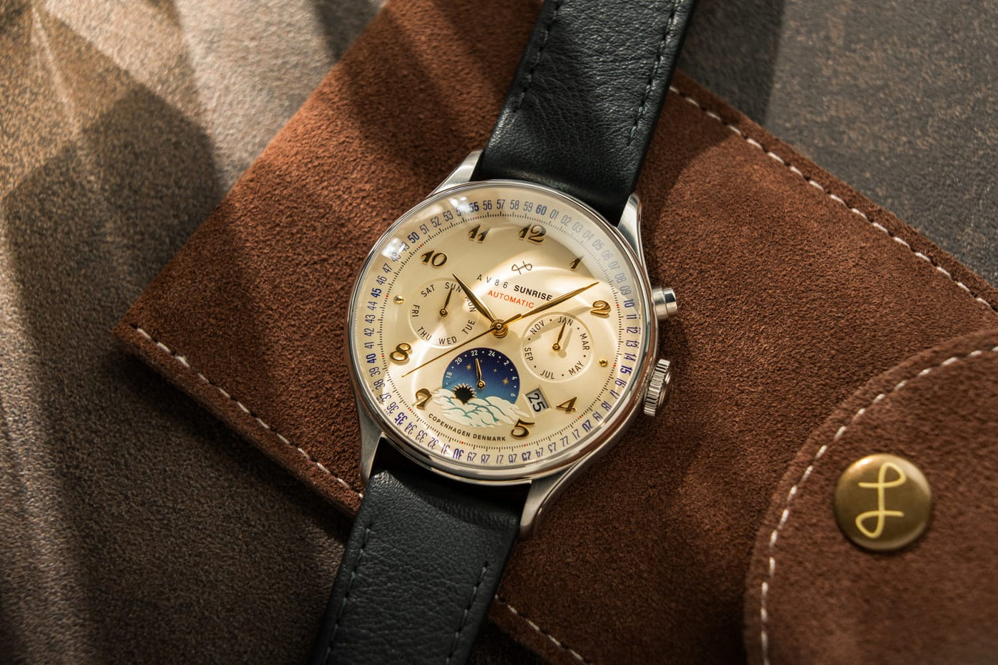 1564 Sunrise Automatic - Steel/Off White