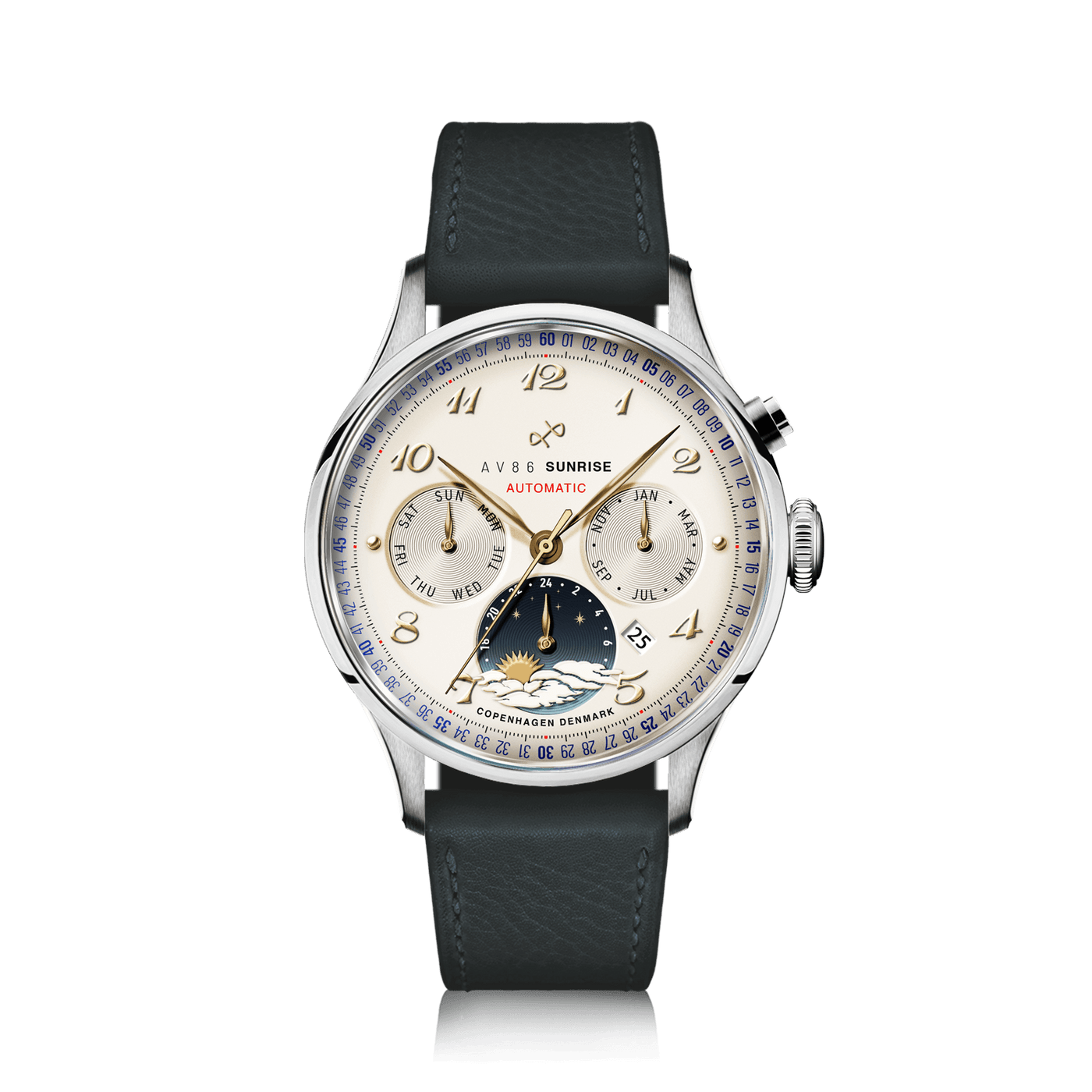 1564 Sunrise Automatic - Steel/Off White