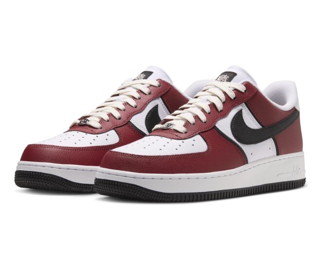 Nike Air Force 1 '07 LV8 'Dark Team Red'  紅白 休閒鞋  IQ0187-600