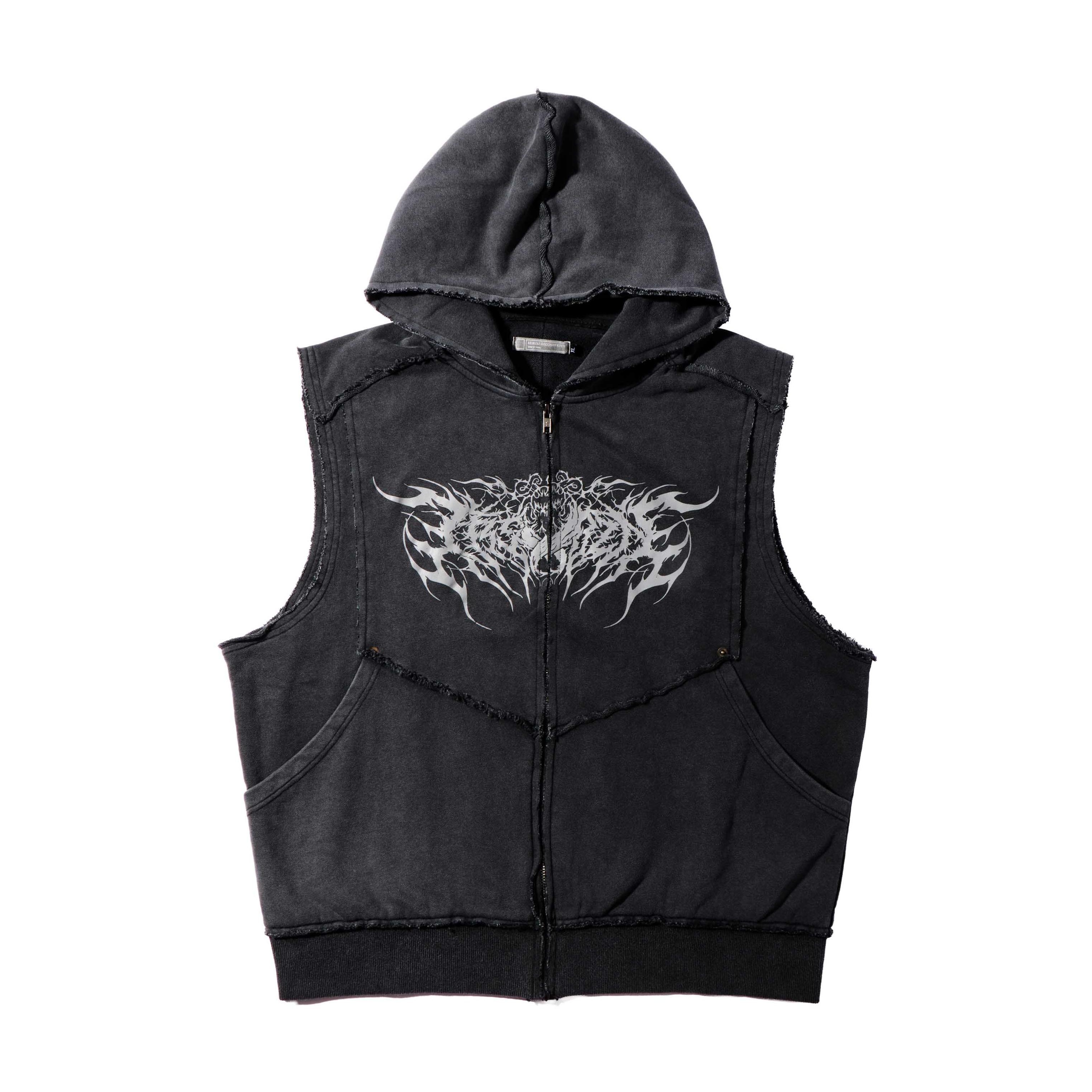 REMIX x TRSRZN x DEEP FEAR Combo Destroyed Vest