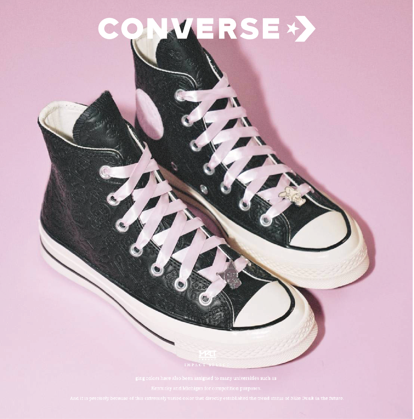 CONVERSE x MY MELODY™ & KUROMI™ 庫洛米與美樂蒂 聯名系列