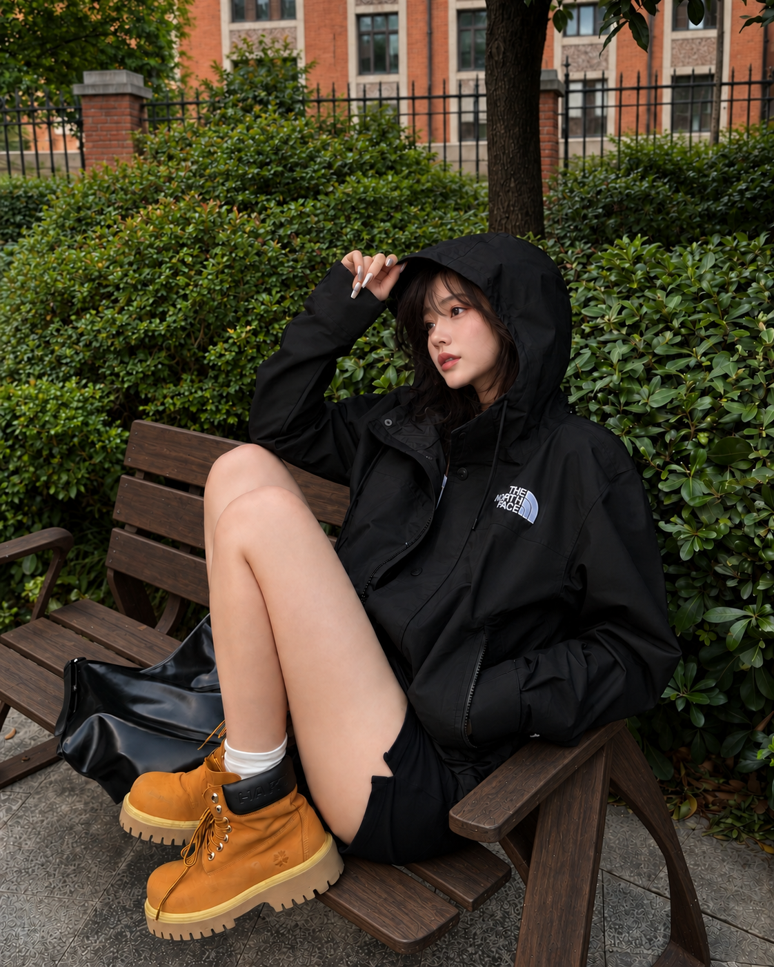 #代購 The North Face M REIGN ON JACKET - AP  北臉 防水 防風外套 NF0A8FZMJK3 黑色