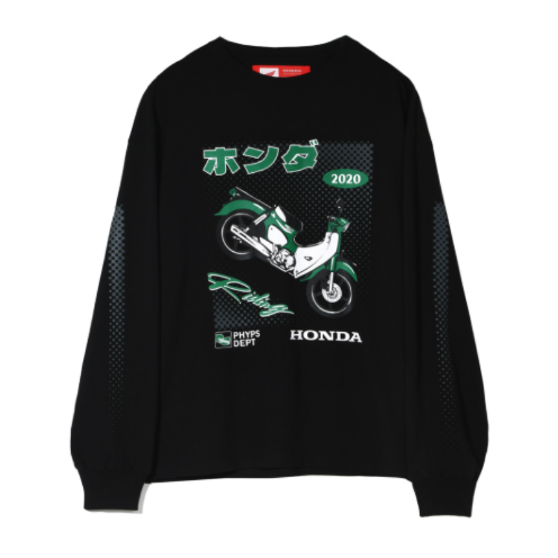 【代購】本田 HONDA PHYSICAL EDUCATION Anime Super Cub Long Sleeve 動漫超級幼獸長袖T恤