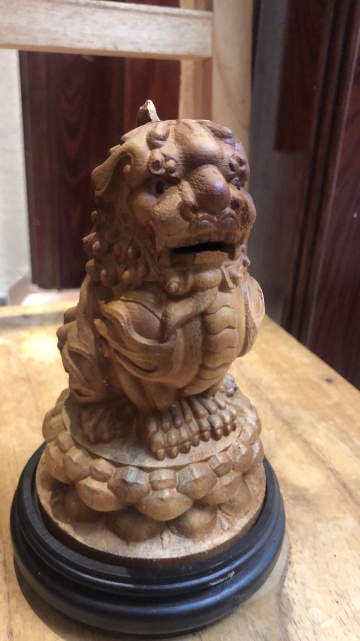 1021GZ109-GZTRIP-AGARWOOD-Agarwood Pixiu Sculpture Incense Box (B109)