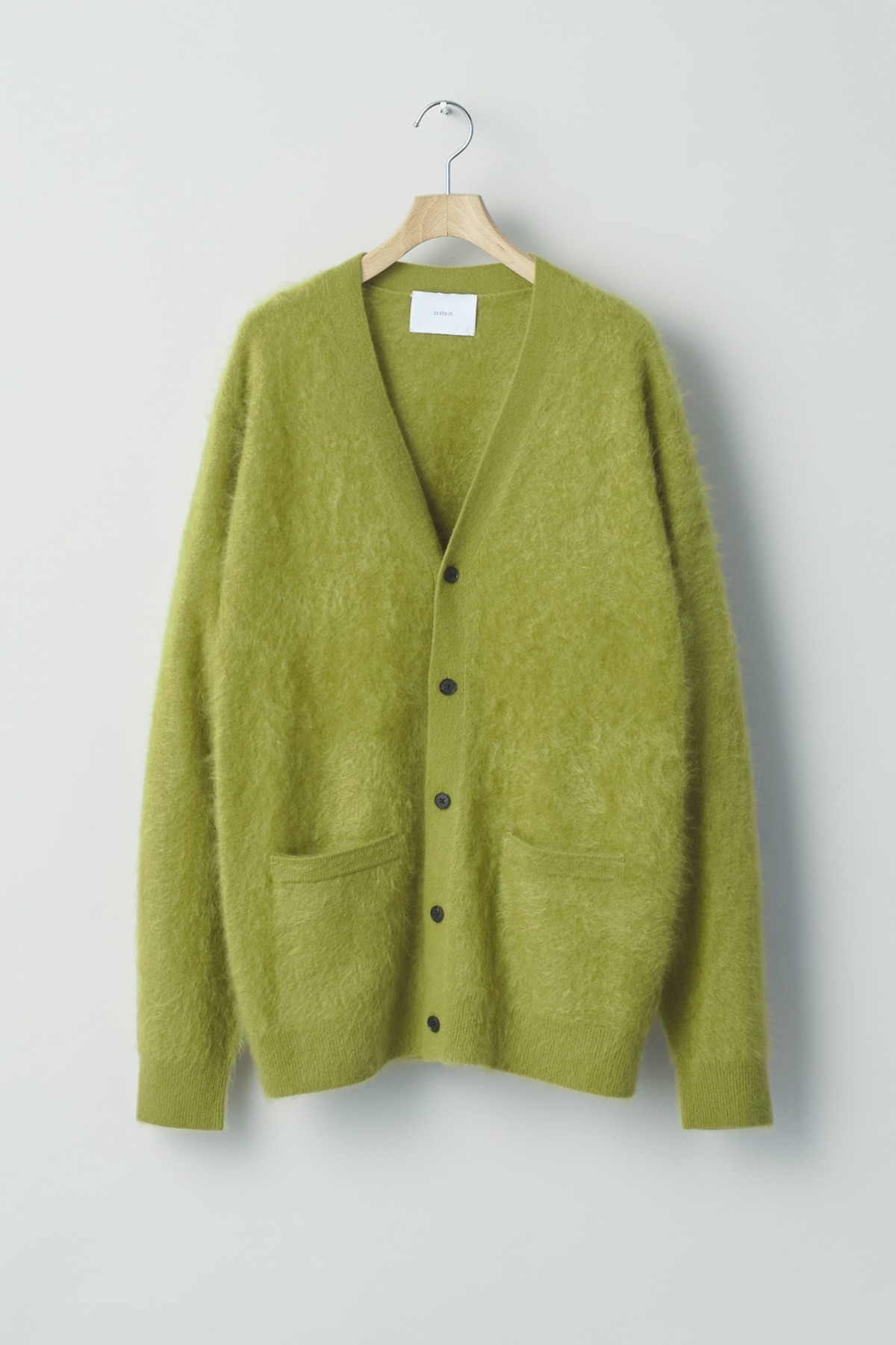 ssstein CASHMERE SHAGGY CARDIGAN (2COL)