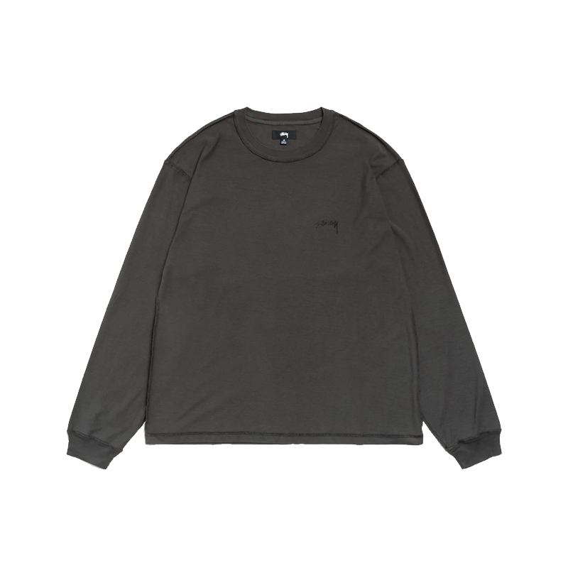 Stussy Lazy LS Tee "Vintage Black" 長袖 長T 復古黑 1140333-VK [台灣現貨]