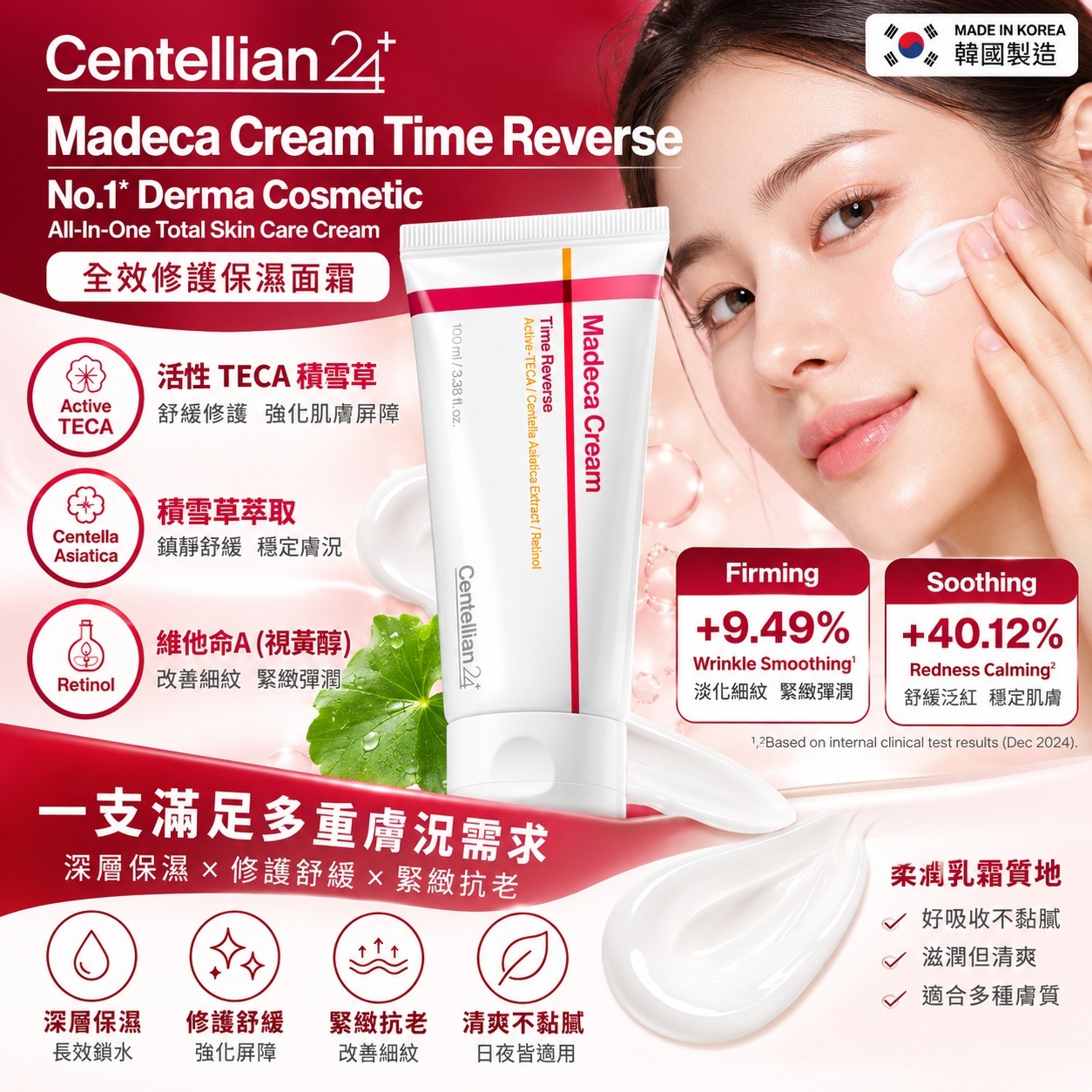 【預購】Centellian24 LX102184 時光逆齡修護面霜