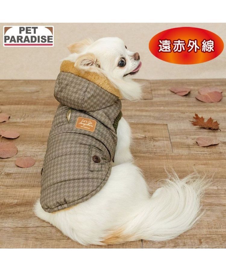 【Pet Paradise】防寒大褸 - 千鳥格 <633-66056 / 633-66062>