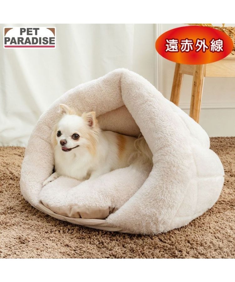 【Pet Paradise】棉花糖毛絨圓頂睡袋 <633-41489>