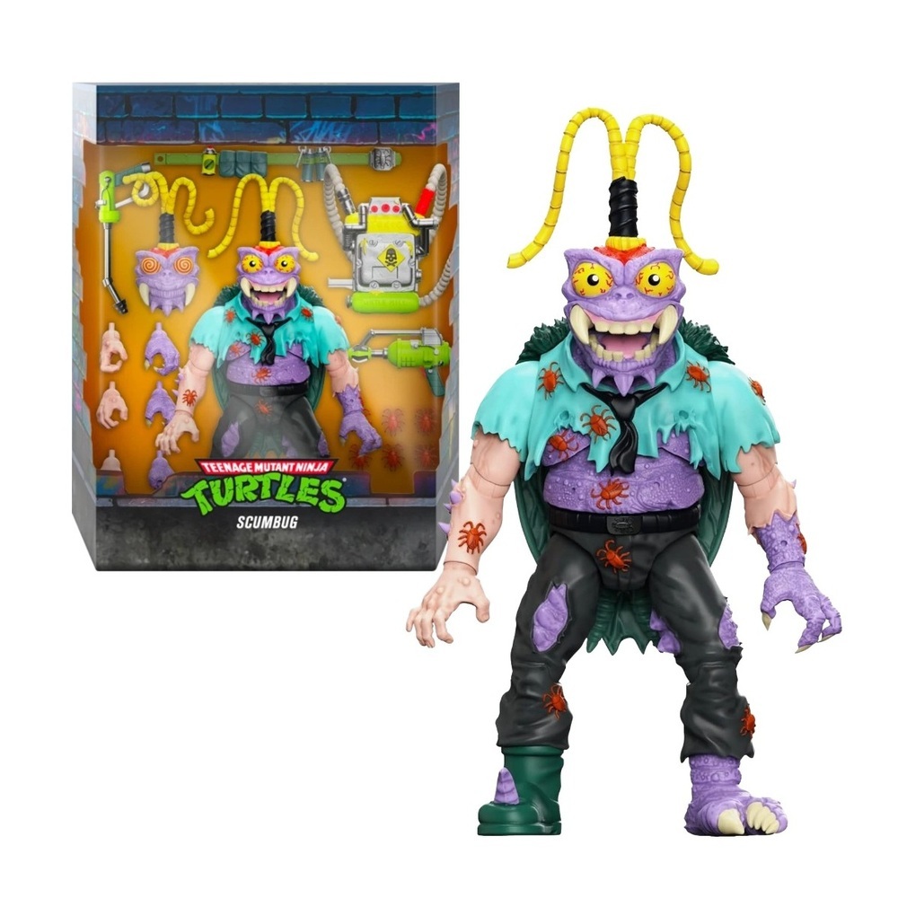 Super 7 忍者龜 臭蟲人 7吋 可動 完成品 strc