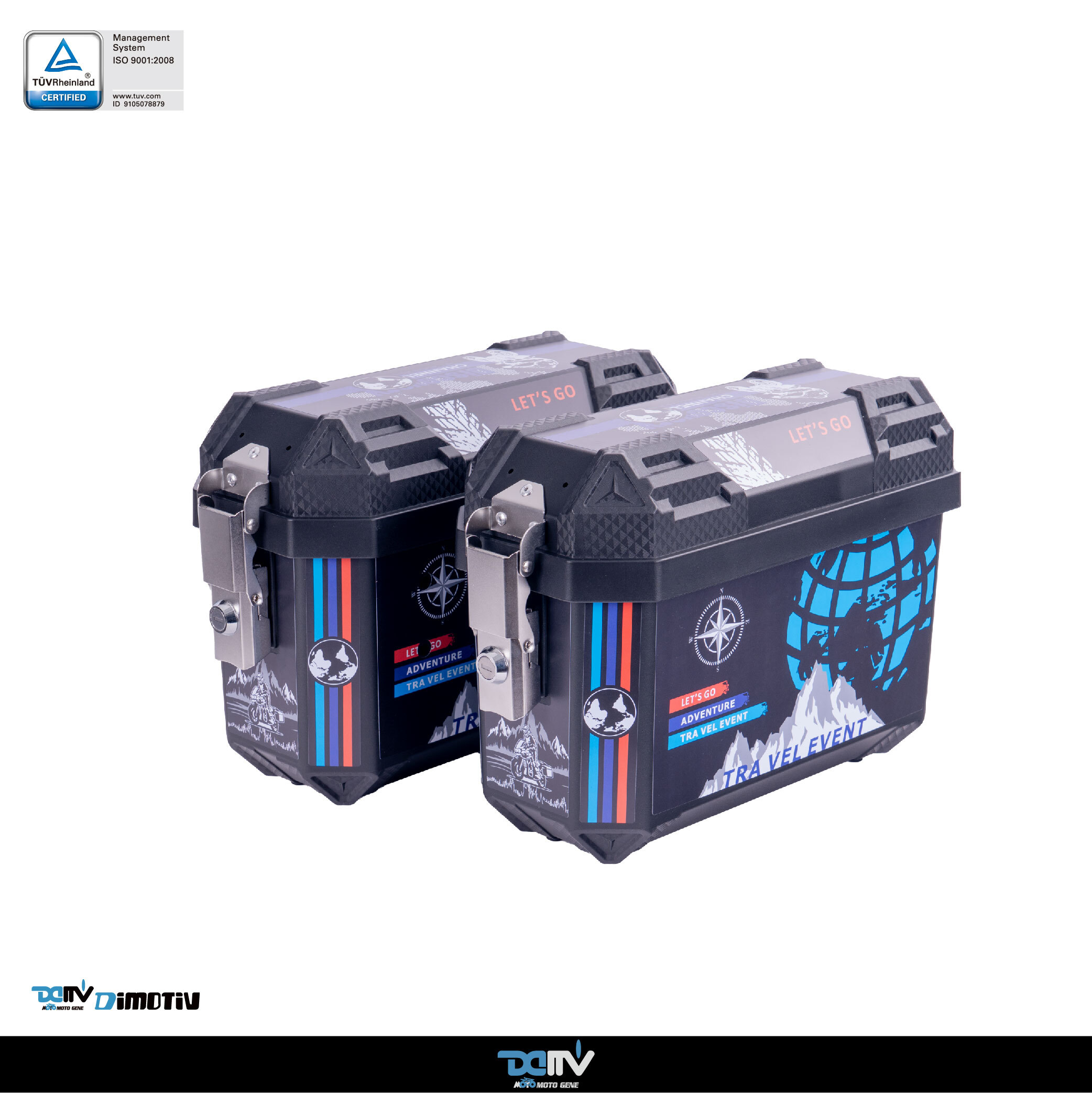 【DIMOTIV】 PP Motocycle Side Case 20L