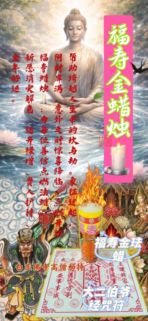 【10月24日】大二伯爺中秋福壽金蠟燭法會