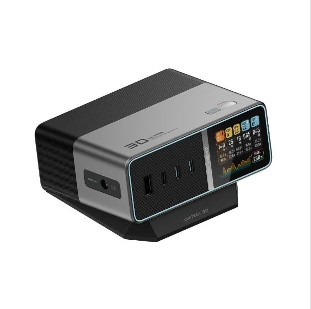 (3C認證版) Cuktech 30號 Ultra 300W GaN氮化鎵多功能桌面充電站 TA3005U  (原裝行貸,一年保養)