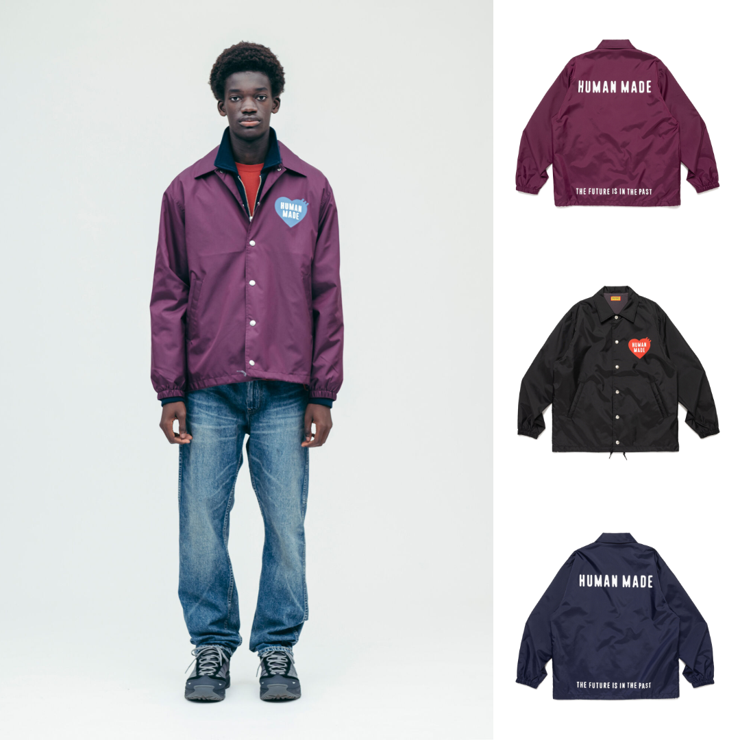 預購┃HUMAN MADE COACH JACKET 愛心 LOGO 教練 外套