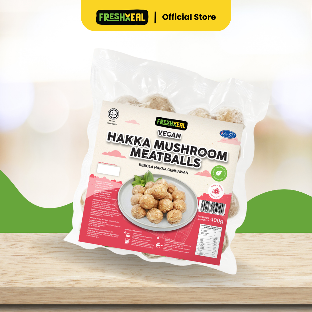 Vegan Hakka Mushroom Meatballs