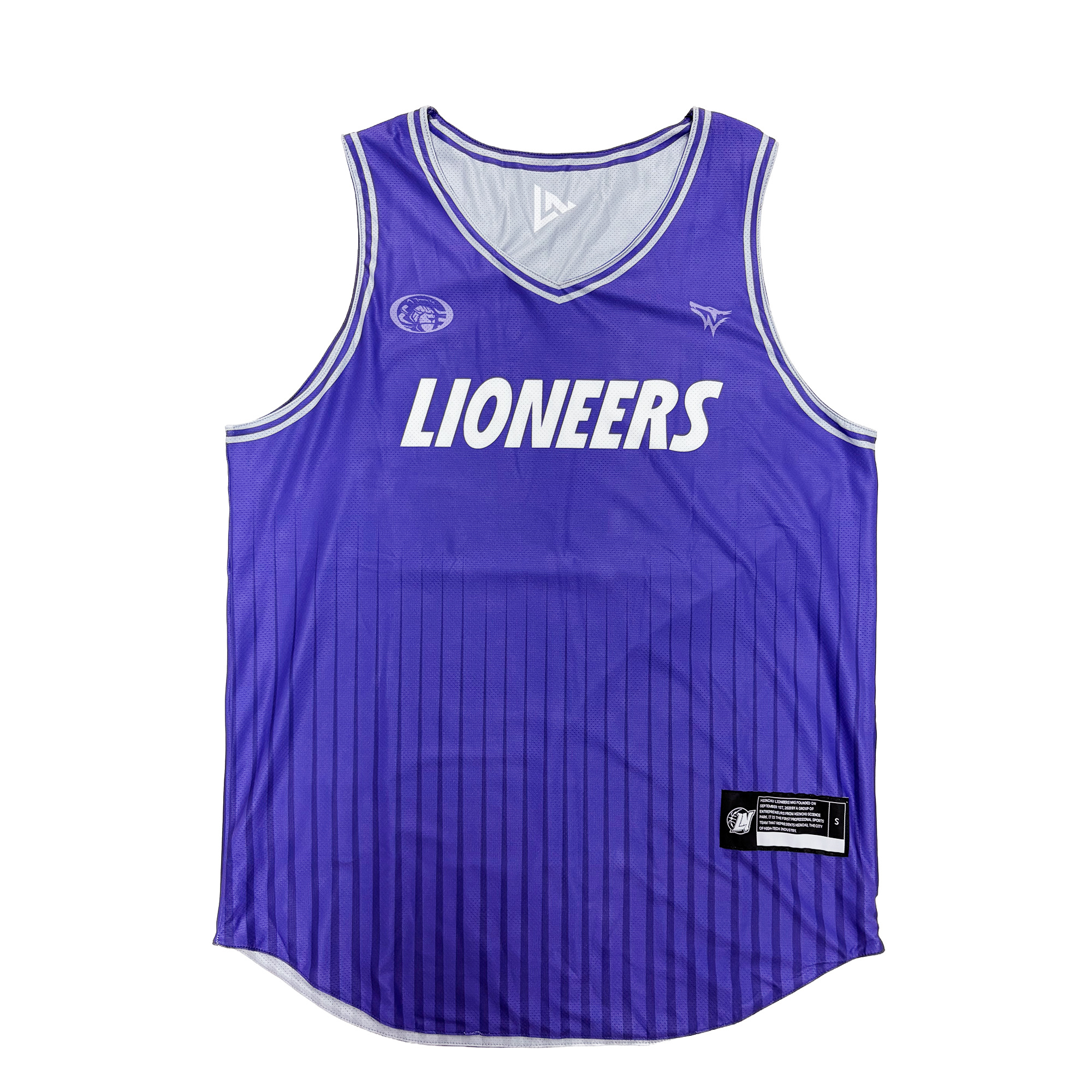 26-27 LIONEERS x TAIWOLF 雙面球衣｜紫灰