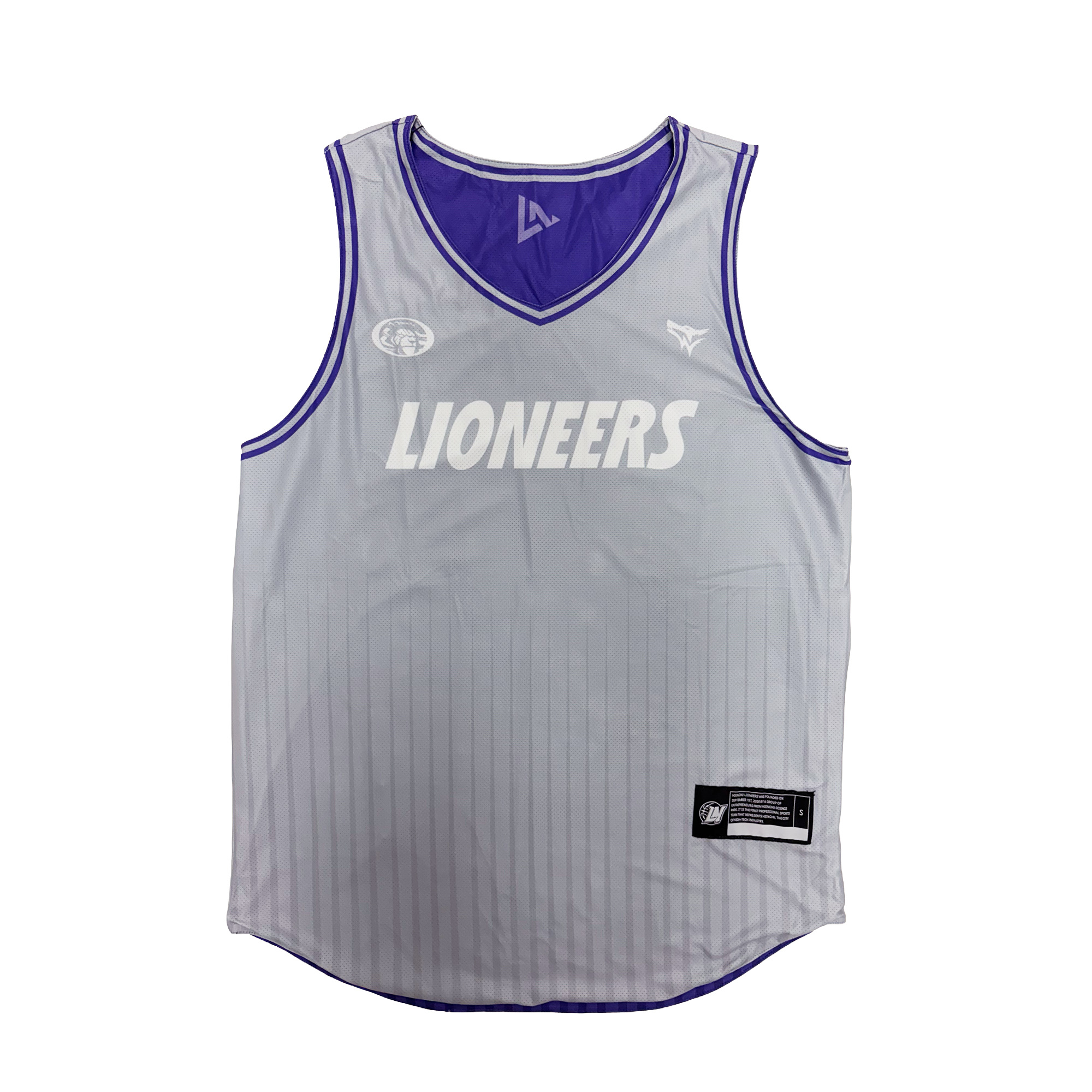 26-27 LIONEERS x TAIWOLF 雙面球衣｜紫灰