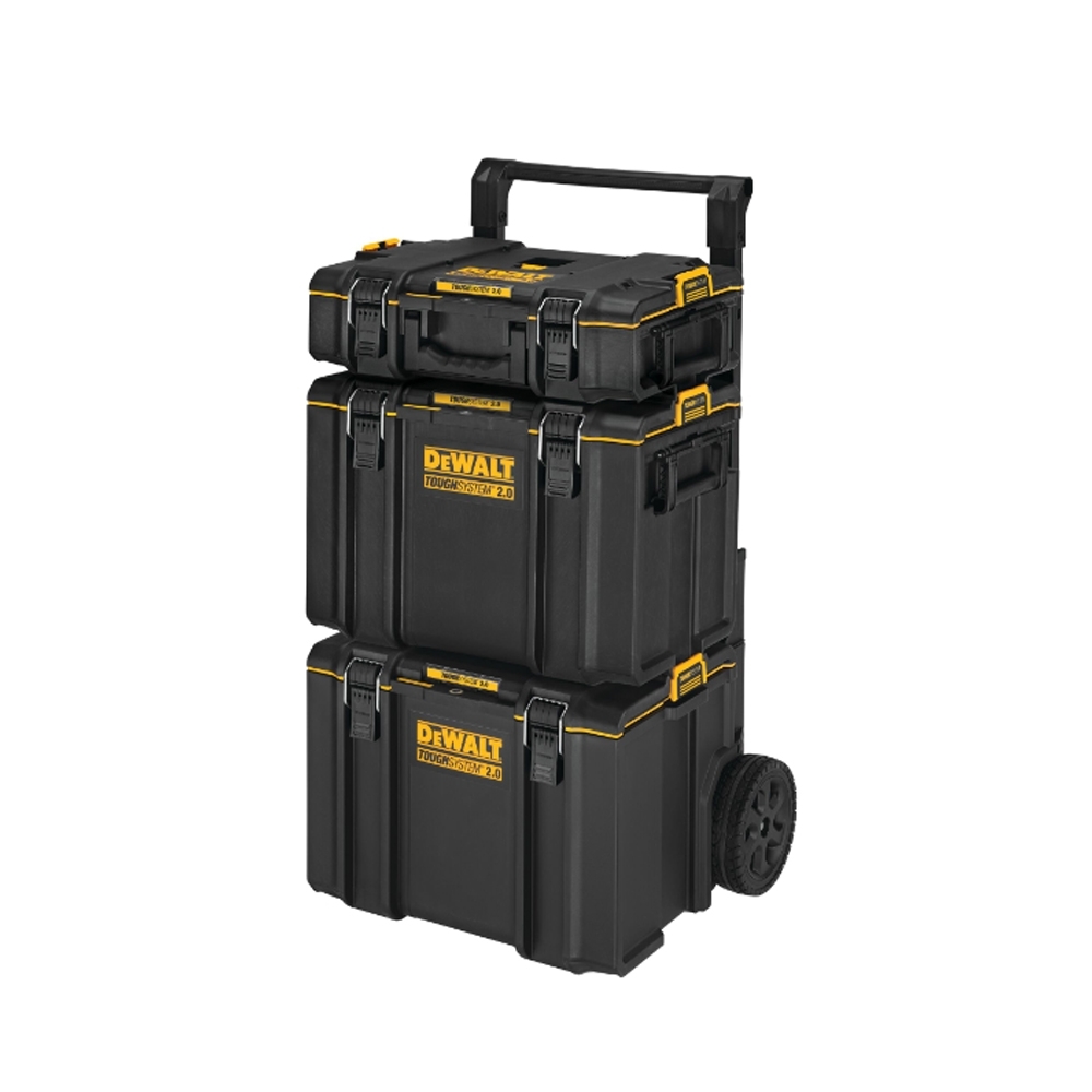 美國 DEWALT 得偉｜硬漢2.0套裝-DS165.DS400.DS450 工具箱 工具車-附輪｜DWST60436