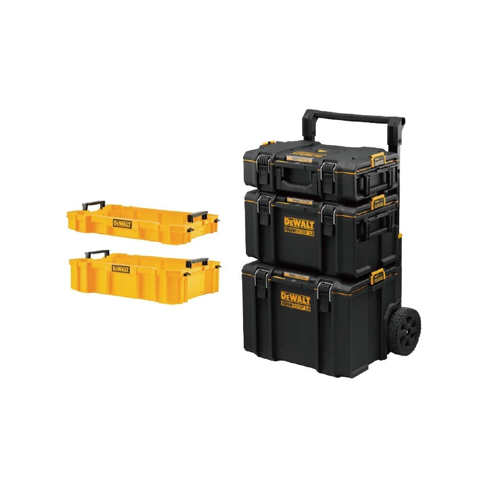 美國 得偉 DEWALT｜硬漢2.0套裝｜工具箱 工具車 DS166.DS300.DS450｜DWST83402-1｜公司貨