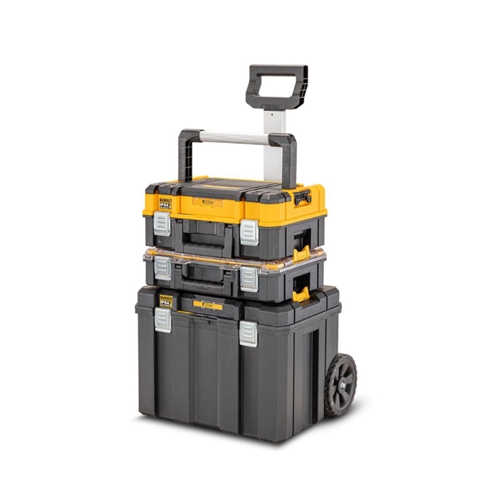 美國 DEWALT 得偉｜DWST83411-1｜變形金剛2.0｜TSTAK 三合一工具箱｜套裝工具箱 拉桿工具車 移動收納箱