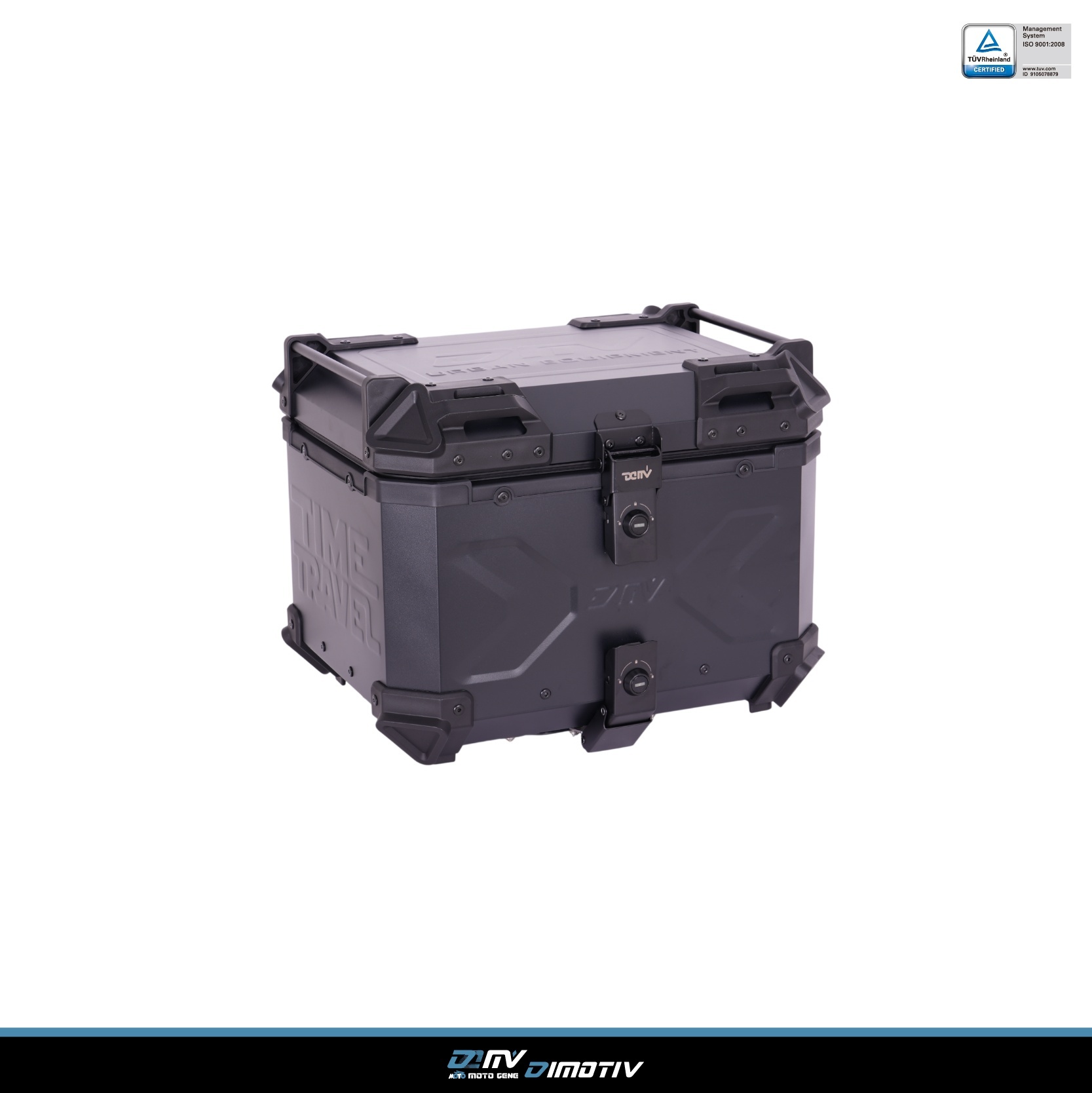 Time Traveler Stainless Steel Top Case 45L