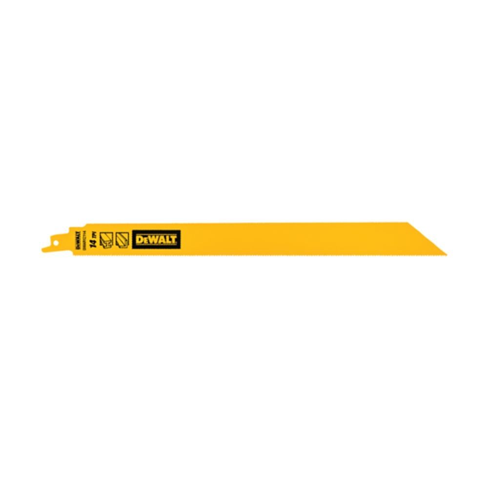 DEWALT 得偉 美國 12"x14T雙金屬重型軍刀鋸片(鐵工)(5片裝) (DWAR12114)