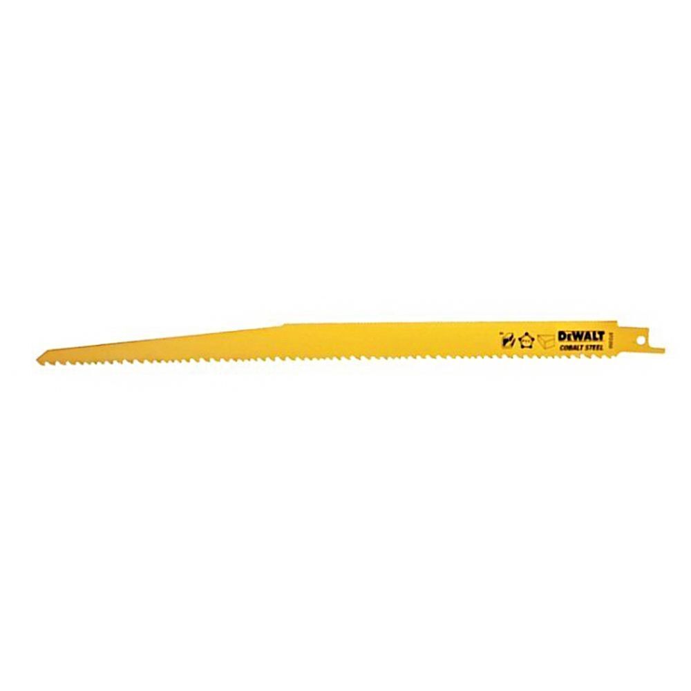 DEWALT 得偉 美國 12"x6T軍刀鋸片(雙金屬木工用 木材帶釘及PVC快速切割)(五片裝) (DT2350-QZ)