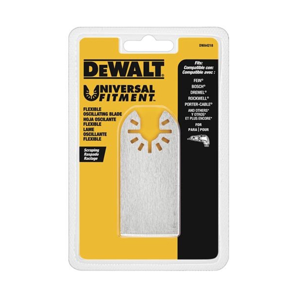 DEWALT 美國 得偉｜磨切機配件 去除接縫膠刮刀 樹脂用刮刀 軟性刮鏟用於刮除矽膠 磨切機配件去除接縫膠樹脂用刮刀｜ DWA4218