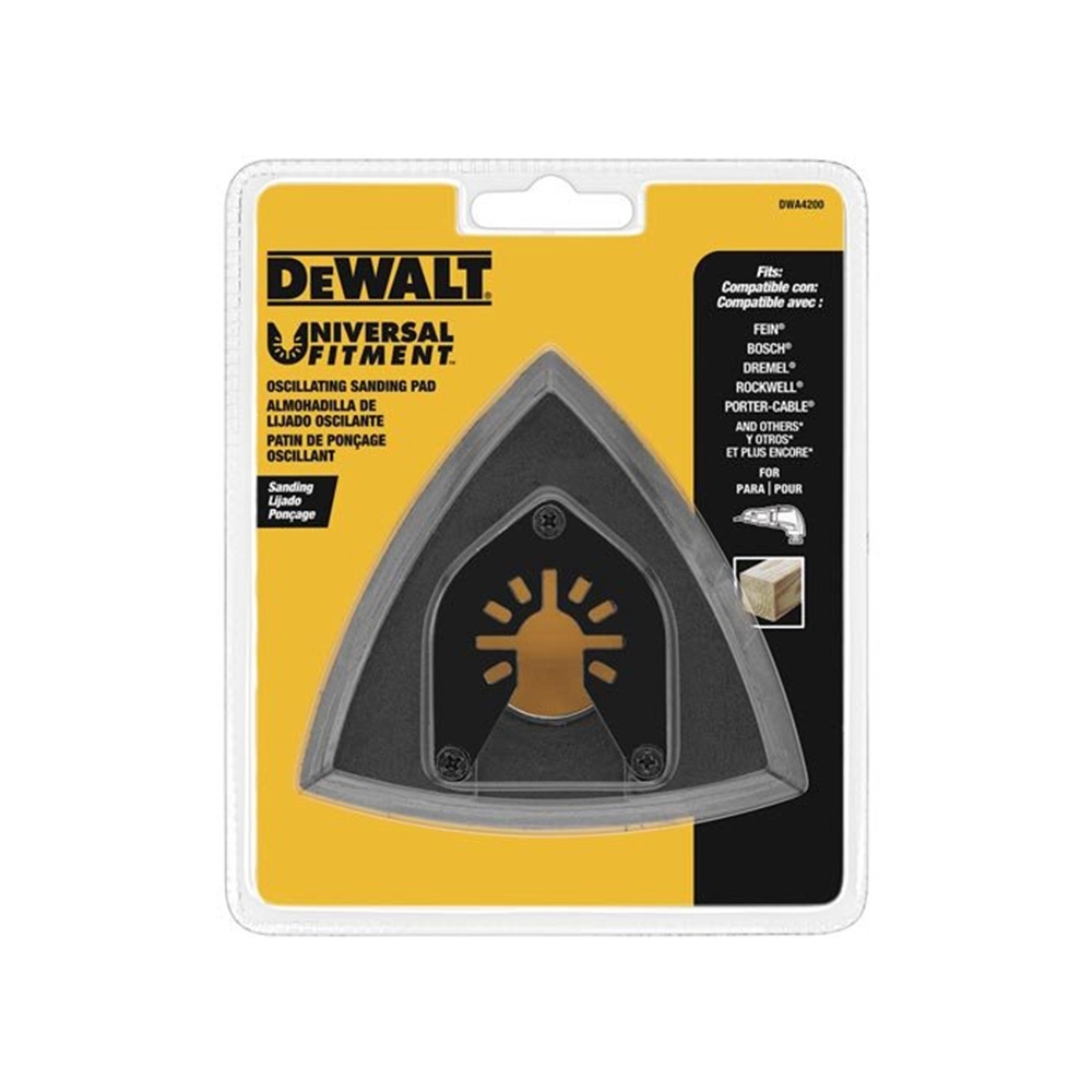 DEWALT 美國 得偉｜原廠-磨切機用配件 耗材消耗品 砂紙墊 魔鬼氈 專利單手快拆設計｜DWA4200