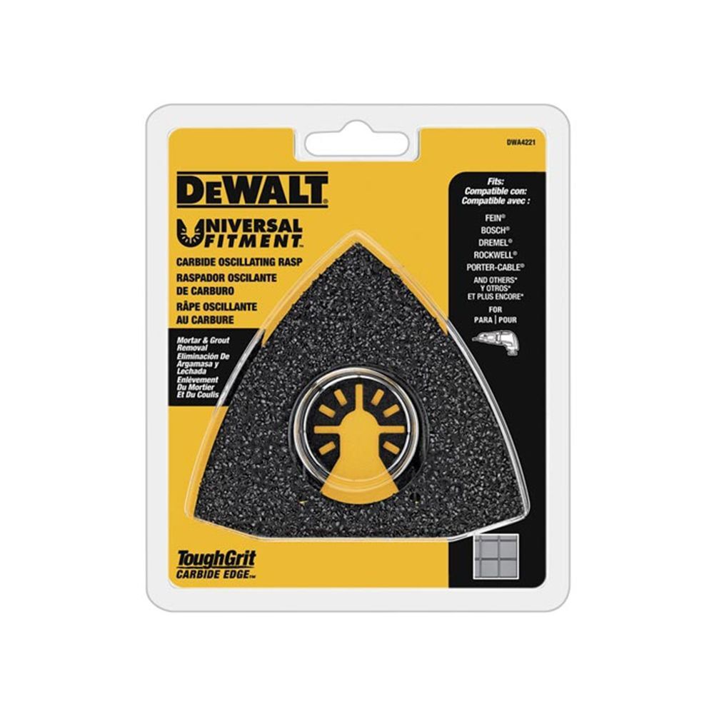 DEWALT 美國 得偉｜磨切機用配件 磨切機研磨盤 砂刃刀片 清除 泥漿 灰漿用三角銼刀｜DWA4221
