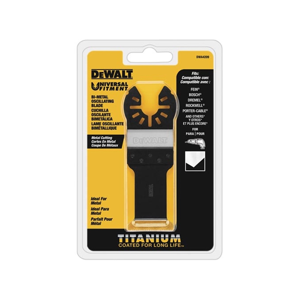 DEWALT 美國 得偉｜磨切機用鋸片 BIM TIT 直切刀片 寬面鈦塗層 金屬用切割片｜DWA4209