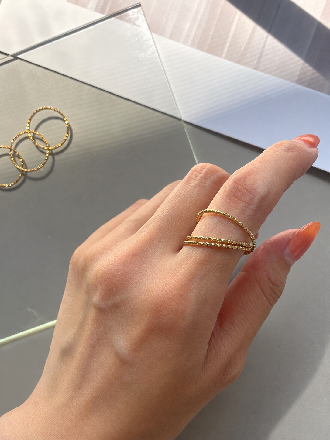 three circle ring